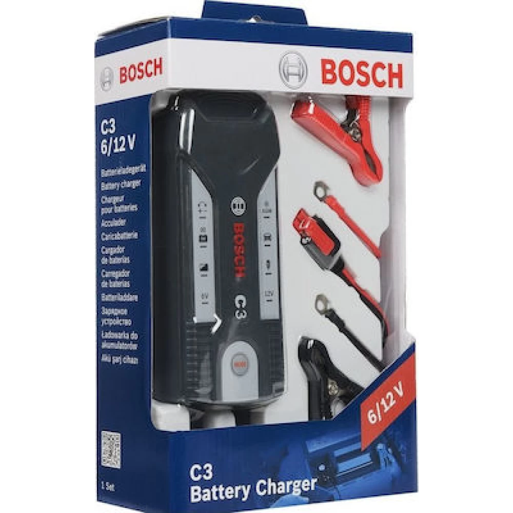 Bosch C3 Φορτιστής/Συντηρητής μπαταριών 6V & 12V 3.8A