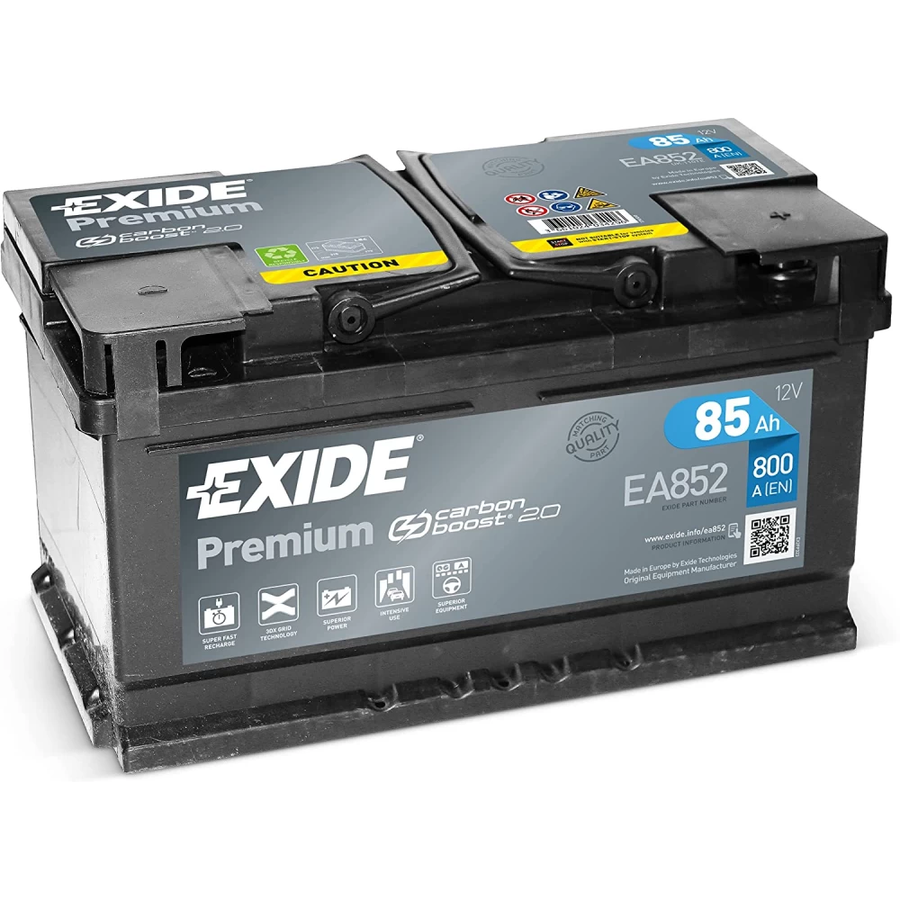 Μπαταρία Αυτοκινήτου 85Ah 800A EXIDE PREMIUM EA852